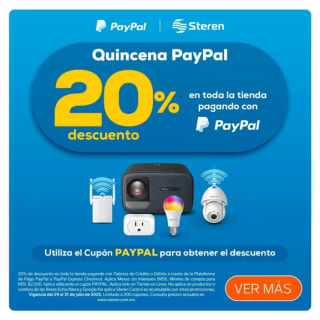 Cupón Steren: 20% de descuento con PayPal
