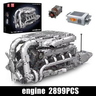 Juego bloques construcción Mould King motor coche motorizado V8 por 88,37€