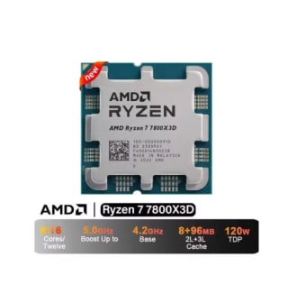 Processeur Ryzen 7 7800X3D - Sans ventilateur à 252,05€