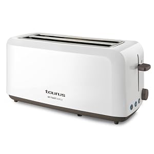 Taurus Tostadora 1450W, Doble Ranura Larga, 6 Niveles, LED, Silenciosa por 25.77€