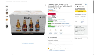 2 Baileys y 3 Packs 12 Cervezas Modelo por $704 | Amazon