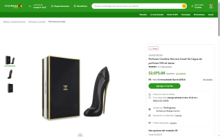 Perfume Carolina Herrera Good Girl por $1,975 | Walmart