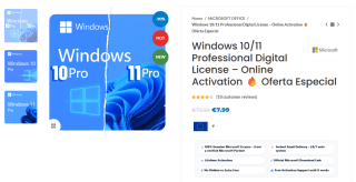 Windows 10/11 Professional Digital License por $13 en Keys4us