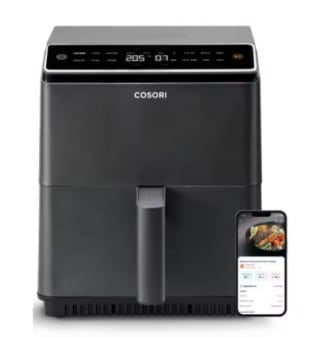 Cosori Freidora de Aire Dual Blaze Chef Edition 6,4L por 91.28€