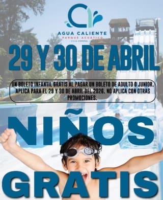 Balneario Agua Caliente Guadalajara Gratis para Niños