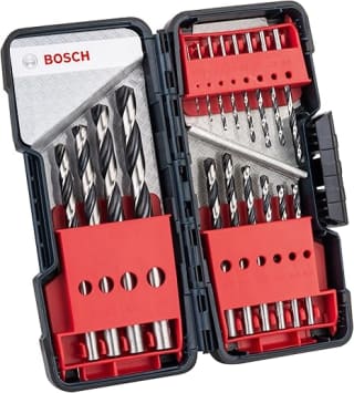Bosch metaal spiraalboormachine HSS set PointTeQ DIN 338 18-delig voor €9,65