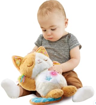 VTech Slaap Zacht Knuffelkat Inclusief Slaapgeluidjes voor €19,99 bij smythstoys