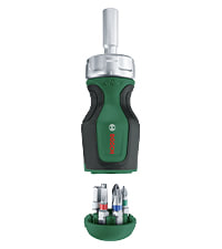 Bosch Destornillador de trinquete de puntas corto + 6 puntas por 9.99€