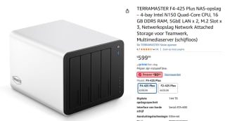 TERRAMASTER F4-425 Plus 4-bay NAS-geheugen voor €509,99 bij Amazon