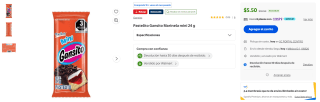 Pastelito Gansito Marinela mini 24g por $6 en Walmart