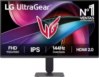 LG 24G411A-B Monitor Gaming Ultragear 23,8", IPS Full HD, 16:9, 144Hz, 1ms por 77,60€
