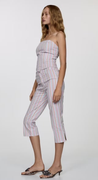 Jeans capri a rayas por 5.99€