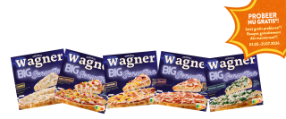 Gratis Wagner Big Sensation pizza's (cashback)