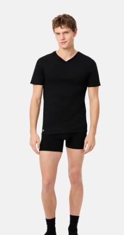 Lot de T-shirt Lacoste basique à 31€