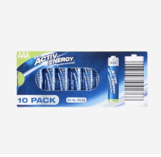 Pilas alcalinas AAA ACTIV ENERGY (pack de 10) por 1,99€