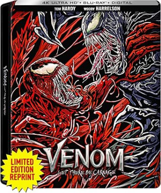 Venom: Let There Be Carnage – Limited Edition Steelbook 4K UHD Blu-ray (US Release) –