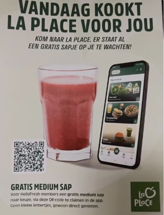 Gratis medium sap bij La Place
