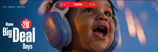 Tot 20% korting op Alpine producten