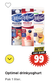 Alle Optimel drinkyoghurt voor €0,99 bij Dirk