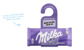 Gratis 2 Milka Deurhangers