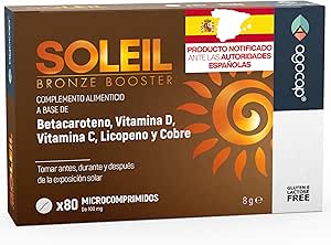 Acelerador Bronceado, SOLEIL - 80 tabletas por 9.97€