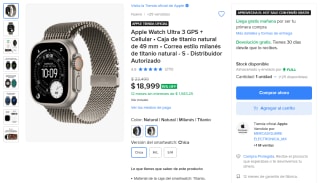 Apple Watch Ultra 3 49mm por $13,124 | Mercado Libre (Santander)