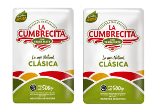 2 x La Cumbrecita con Yerba Mate Clásica 500g por 3.78€