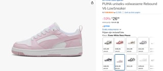 PUMA Sneakers laag 'Rebound V6' voor €26,90 bij Amazon