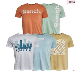 Lot 5 T-shirts Bench à 20,99€
