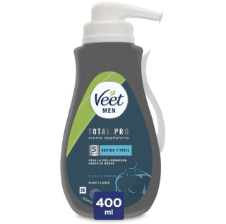 Veet men crema depilatoria corporal para hombre piel sensible 400 ml por 5,59€