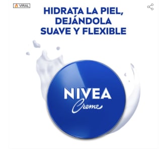 Nivea Creme Lata Azul por 0,98€