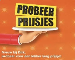Probeerprijsjes bij Dirk