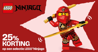 25% korting op geselecteerde Lego Marvel, Duplo, Ninjago, City, en Lego Classic
