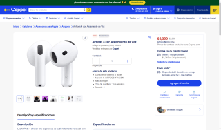 AirPods 4 por $2,399 | Descuento Coppel