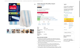 Repuesto Trapeador Microfibra por $57 | Oferta Amazon