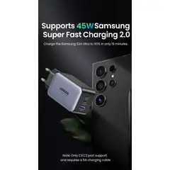 UGREEN Nexode S 65W GaN-oplader voor €21,99 bij Joybuy