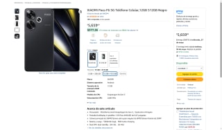 XIAOMI Poco F6 5G 512GB por $3,869 | Amazon (Santander)