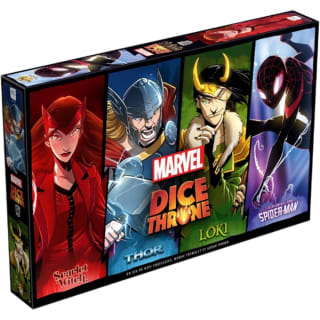 Jeu de société Dice throne Marvel - Thor, Loki, Spiderman, Scarlet Witch à 15,90€