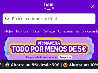 Primavera Todo por menos de 5€ con Amazon Haul.