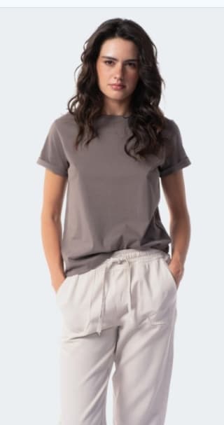 Camiseta manga corta básica de mujer TEX BASIC por 3.99€.
