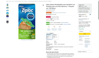 Ziploc Bolsas Reutilizables por $46 | Oferta Amazon