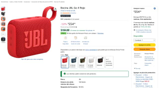 Parlante JBL Go 4 por $554 en Amazon