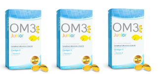 3 x OM3 Junior suplemento nutricional 60 cápsulas para niños por 29.97€