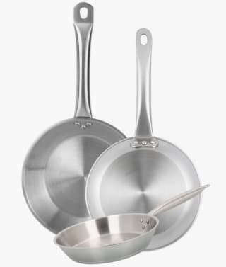 Wellhome Sartenes de Acero Inoxidable 20, 24, 28 cm por 28.08€