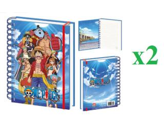2 x Pyramid Cuaderno A5 One Piece Crew Wiro por 3.98€