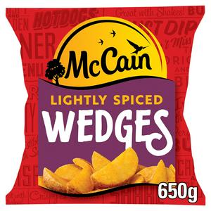 McCain Lightly Spiced Wedges 650g for £1.37 Nectar Price