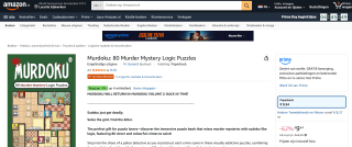 Murder Mystery Logic Puzzles voor €9,54