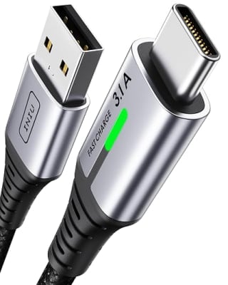 INIU Cable USB A a USB-C (2 m) con otro Gratis en Amazon