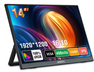 Anmite 14 Inch Touchscreen Draagbare Monitor voor €45,69 dmv code bij Aliexpress