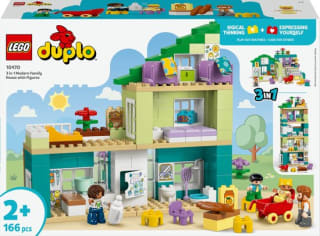 LEGO DUPLO 3-in-1 modern woonhuis met figuren voor €56,24 bij Bol